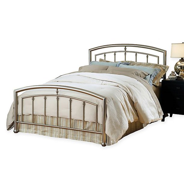 Hillsdale Furniture Claudia Full Bed Set, Matte Nickel