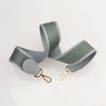 thumbnail image 2 of Correa de hombro de lona azul lin/vert de 2" de ancho y cuero Togo para bolso de marca, accesorios para bolsos de mujer, correas para bolsos, 2 of 5