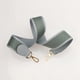 thumbnail image 2 of Correa de hombro de lona azul lin/vert de 2" de ancho y cuero Togo para bolso de marca, accesorios para bolsos de mujer, correas para bolsos, 2 of 5