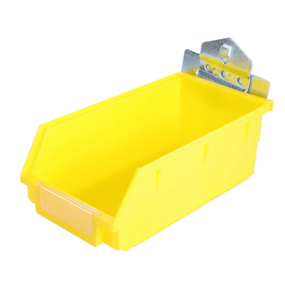 HEMOTON  Storage Container Hole Board Case Small Stackable Work Yellow