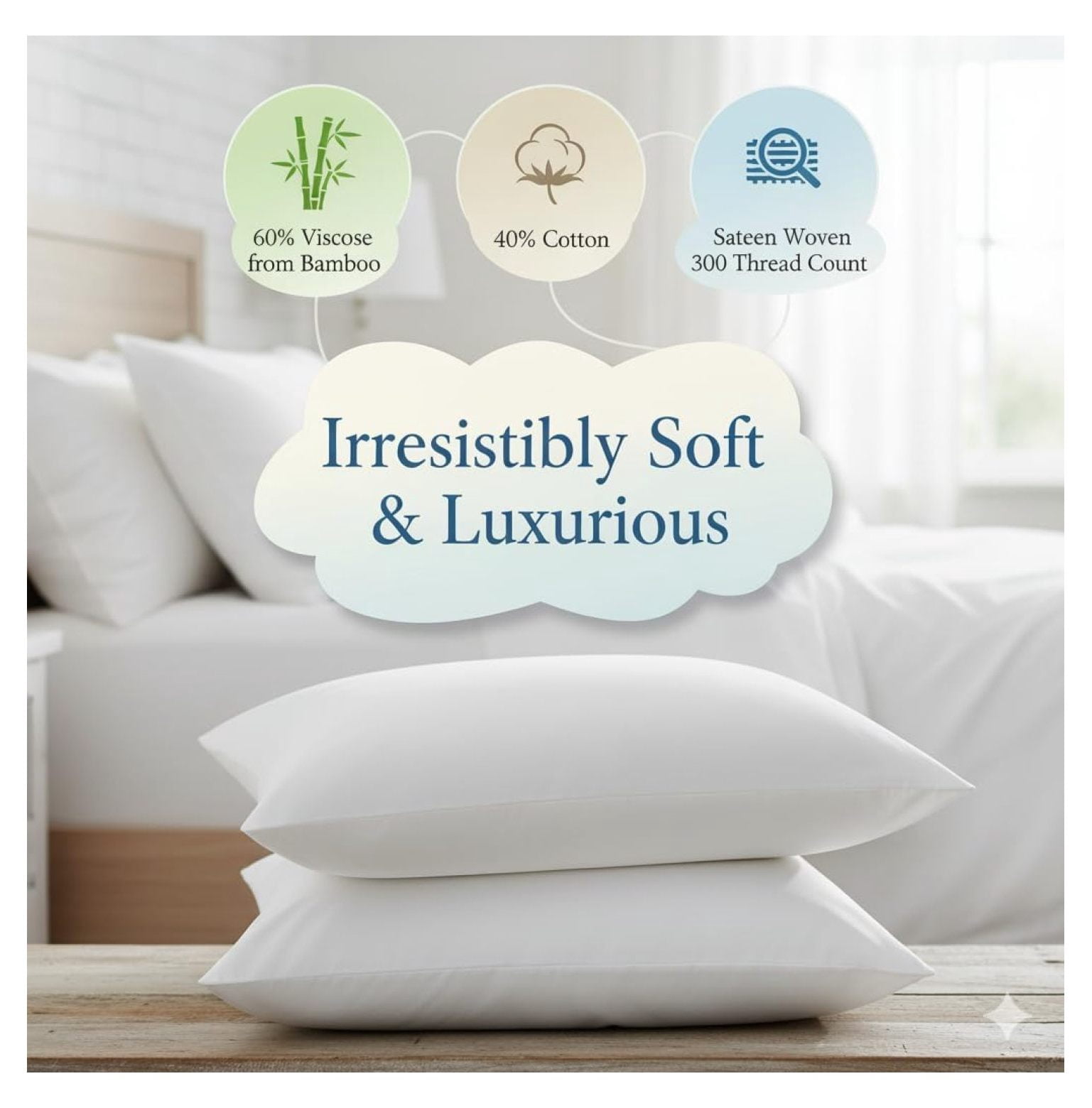 Silky-Soft Viscose from Bamboo-Cotton , King 4PC Bed Sheets Set, Coral