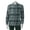 Space Blue, variant on Off The Wall Men's Bowx Plaid Flannel Long Sleeve Woven Button Shirt (Small, Port Royale)