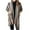 Beige, variant on QQAMB Women's Shawl Vintage Plaid Knitted Tassel Poncho Wrap Shawl Cardigan Fashion Loose Warm Winter Coat Cape Shawl with Pockets