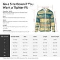 thumbnail image 5 of Gaeub Retro Wooden Men's and Women's UPF 50+ Long-Sleeved Sun Protection Clothing, Fishing Shirt Long Sleeve Zip-Large, 5 of 7