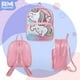 thumbnail image 4 of Mochila Casual Escolar Rm Regalomex Unicornio Bolsa Infantil Preescolar Kinder Rosa Chico YC018503, 4 of 5