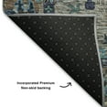 thumbnail image 5 of Addison Rugs Mayfield Premium Machine Washable Traditional Global Pewter Rectangle Rug, 9' x 12', 5 of 6