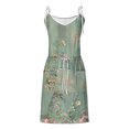 thumbnail image 6 of Nuoqisi Dress Women Print Fashion Spaghetti Strap Dresses Loose Fitted Tie Front Cami Sundress 2026, 6 of 6