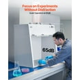 thumbnail image 6 of VEVOR Ducted Fume Hood, 23.62 x 31.69 x 27.56 inch Working Area, Lab Fume Hood with LED Light and G1 Pre-Filter, Exhaust Equipment for Laboratory Fume Control and Pharmaceutical Compounding, White, 6 of 9
