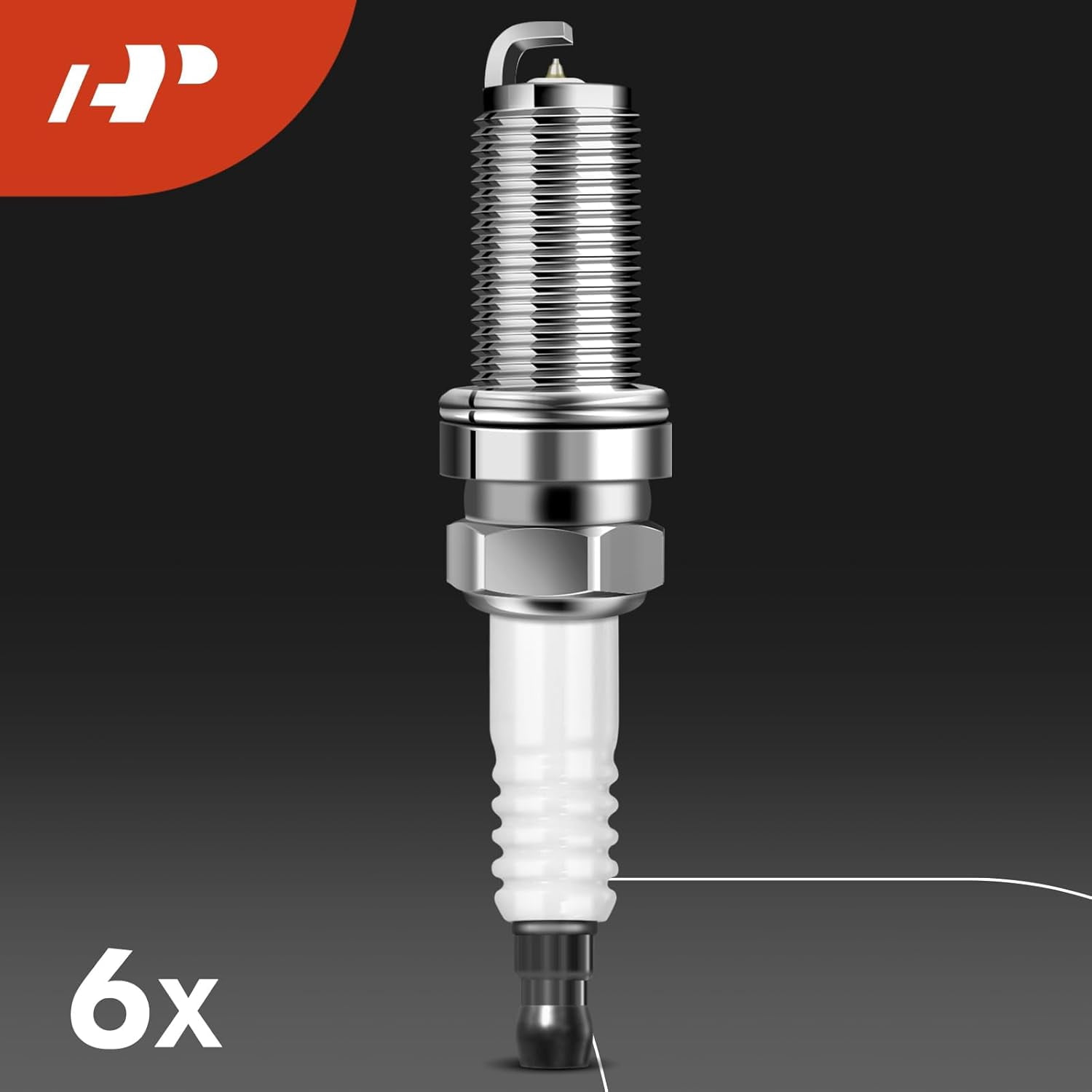 A-Premium Set of 6 Ignition Coil Pack and Iridium Spark Plugs Compatible with Nissan Altima Frontier Murano Pathfinder Quest Xterra Infiniti I35 QX4 Suzuki Equator 3.0L 3.5L 4.0L