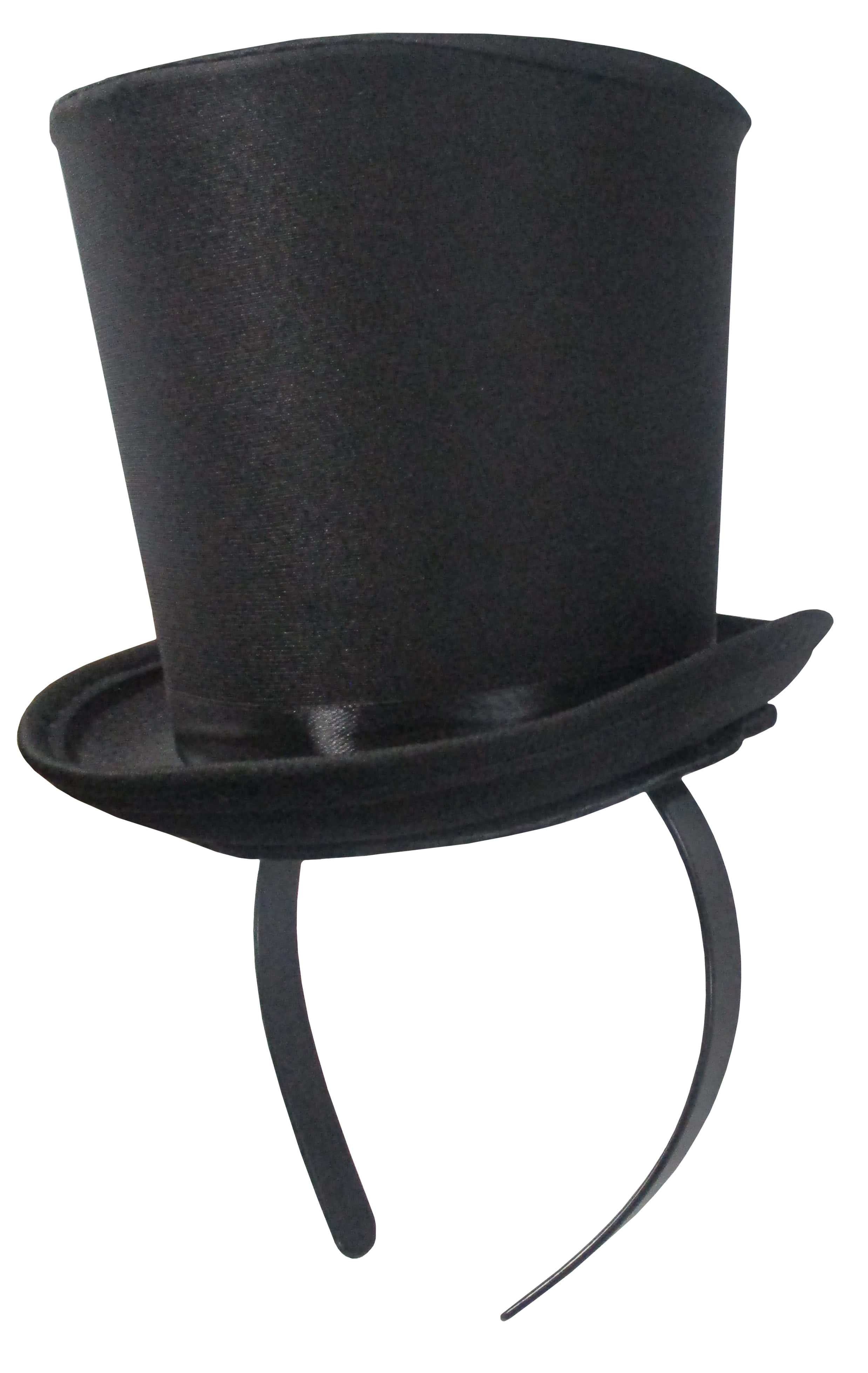 Mens Short Black Top Hat Cap Topper Slash Steampunk Victorian Charles Dickens 