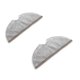 thumbnail image 1 of Paquete de 2 almohadillas de microfibra de repuesto para fregar/trapos de tela compatibles con aspiradoras Xiaomi Roborock S5 Max S50 S55 Roborock S6 S6, 1 of 5