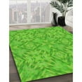 thumbnail image 2 of Ahgly Company Indoor Square Patterned Emerald Green Novelty Area Rugs, 5' Square, 2 of 6