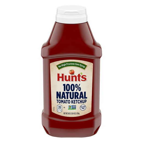 Hunt's 100% Natural Tomato Ketchup 38 OZ - Pack of 2