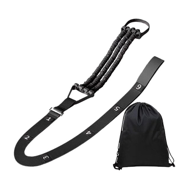 Banda elástica de resistencia ajustable para , ideal para entrenamiento práctico de fuerza y estiramiento corporal en el gimnasio en casa.