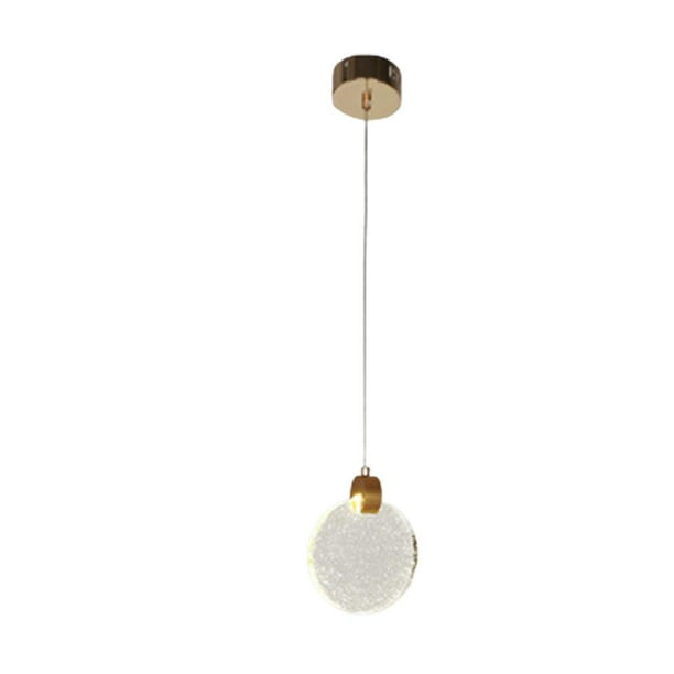 Lámpara de forma forma forma de cristal LED Lámparas de tejado colgantes para Bar Salón de té Adultos Dormitorio Decoración de 16cm