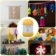 thumbnail image 4 of WNFJR 4 Pcs Crochet Yarn, Soft Yarn for Crocheting, Fluffy Yarn for Crochet Hand Knitting Christmas Gifts(Yellow), 4 of 4