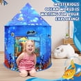 thumbnail image 2 of Tienda de campaña para niños KAIVEE Ocean Princess Mermaid, de 3 a 7 años, 2 of 6