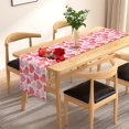 thumbnail image 4 of HongHeng Valentine's Day Table Runner Romantic Anniversary Party Decoration Pink Red Love Heart Kitchen Dining Room Home Decor, 4 of 6