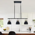 thumbnail image 5 of AFANQI Vintage Bowl Shape Chandelier 3-Light Pendant Ceiling Fixture Hanging Fixtures, 5 of 20