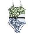 thumbnail image 2 of CEHVOM Women One-piece Bikini Leopard With Chest Pad Without Underwire, 2 of 5