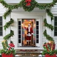 thumbnail image 4 of Christmas Door Cover Banner, Xmas Hanging Banner Holiday Backdrop Merry Christmas Santa Background for Home Holiday Decor 35.4 x 72.8in, 4 of 6