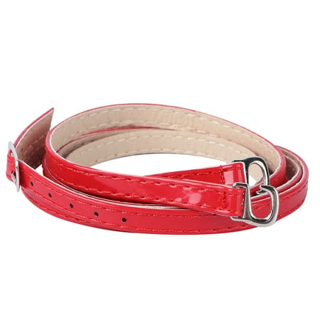 

1Pair Woman Faux Leather High Heel Shoelace Anti-Drop Cross Shoe Straps