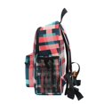 thumbnail image 4 of FORMRS School Backpack with Front Zippered Pocket 12" Student Travel Daypack, Red Teal Stripes, 4 of 6