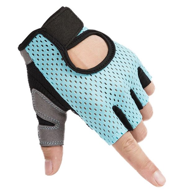 Guantes antideslizantes para hombre y mujer, manopla de medio dedo para deportes al aire libre, ciclismo, gimnasio, Fitness, levantamiento de pesas, protección, resistente al desgaste, D29 Fivean Guantes deportivos