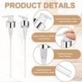 thumbnail image 3 of Uxcell 6 Pcs Soap Dispenser Pump Heads, Lotion Hand Soap Dispensers Top Pumps Replacement Switch Pumphead for Standard 28/410 Thread Size Lotion Shampoo Bottle in Kitchen, Gold/Black, 3 of 7