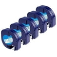 thumbnail image 1 of 5-pack Etikettskrivartape för DYMO LetraTag Refill Plast 91331 Gift, 1 of 5