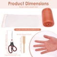 thumbnail image 2 of Grusce Copper Mesh, 5 in x 49.21 ft Proof Wire Screen Roll for Mice Rat Bat and Snail, DIY Blocker Weep Hole Filler with Scissor and Wood Trowel, 2 of 11