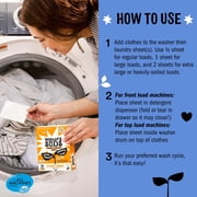 Molly’s Suds Laundry Detergent Sheets | Gentle on Sensitive Skin, Stain-Fighting | Liquidless & Plastic-Free Packaging | 70 Loads (Ocean Mist)
