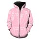 thumbnail image 1 of Sudadera con capucha y cremallera para hombre, estilo Harajuku, de gran tamaño, con estampado 3D, unisex, de manga larga, estilo hip hop., 1 of 6