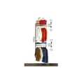 thumbnail image 2 of Dual-Hang Closet System Organizer, 24"W x 78"H x 16"D, Hanging Rod and Shelves, Chrome RS1037, 2 of 7