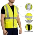 thumbnail image 2 of AYKRM 2 Pocket Mesh High Visibility Reflective Safety Vest for men & Women ANSI/ISEA 107 Standards, 2 of 5