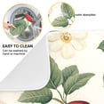 thumbnail image 2 of Yayeee Dish Drying Mat for Kitchen Counter 16"x18" Microfiber Absorbent Pad, Apples Flower Pattern, 2 of 7