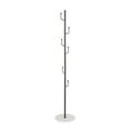 thumbnail image 4 of Abble Coat Rack 6 Hooks 64.5 in Freestanding Metal Coat Rack Coat and Hat Hanger Organizer Rack Garment Stand with White Stone Base for Home, Office, Entryway, Hallway, Black, 4 of 7