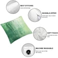 thumbnail image 6 of nygtbtfer  Sage Green Decorative Pillow Covers  Set of 2 Modern Aesthetic Abstract Velvet Couch Throw Pillow Cover Standard Square Accent Farmhouse Pillow Cases for Sofa Living Room White, 6 of 7