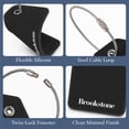 thumbnail image 5 of Brookstone Luggage Tags Name Card Travel Tags for Luggage with Steel Loop Fastener 2 Pack Set, 5 of 6