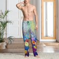 thumbnail image 2 of Naloa Spring Flower Seasonal Pajama Pants Men, PJ Bottoms, Sleep & Lounge Pants-Large, 2 of 6