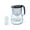 Black, variant on AQUAPHOR Opal 12 Cup Premium Water Filter Pitcher Black, includes 1 x B15 Filter. Countertop Design, with Easy Fill flip top lid, Reduces limescale & Chlorine.
