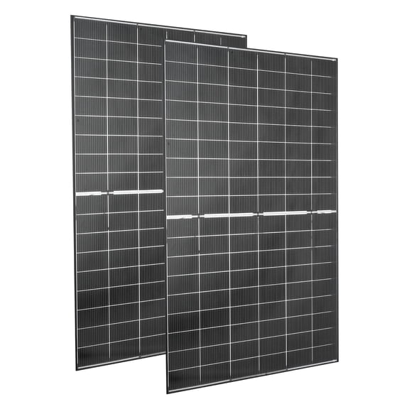 KFFKFF S400 Bifacial Monocrystalline Solar Panel 400W, 2 Pieces