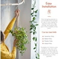 thumbnail image 5 of feedee Macrame Plant Hangers - 6 Pack, Brown, Indoor/Outdoor, 11.9 lbs Capacity, Ready to Hang, 5 of 15