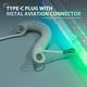 thumbnail image 2 of Cable de teclado EPOMAKER Mix USB C a USB A, 1,8 m, enrollado, blanco, 2 of 9