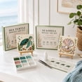 thumbnail image 7 of DIY Sea Glass Mosaic Art Kit, Ocean Animal Sea Glass Art Kit for Adults, Beginner Mosaic Craft Set with Colorful Glass Pieces and Tools, Handmade Coastal Tabletop Decor Gift, 7 of 7