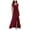 Wine, variant on Yindaity Long Black Evening Gowns for Women Formal Dresses for Women Evening Party Elegant V Neck Sleeveless Split Wrap Blue,M