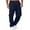 Navy Blue, variant on MRULIC jeans for men Overalls Men's Multi-pocket Pants Pants Straight-leg Fitness Sports Men's pants Men Cargo Pants Khaki + M
