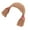Khaki, variant on Warm and Comfortable Bangs Toupee Hat Kindergarten Role Play Hairpiece for Children Easy to Wear with Braided Designing