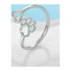 thumbnail image 5 of Huella de perros anillo abierto anillo de dedo ajustable anillo de mujeres personalizadas anillo, 5 of 5