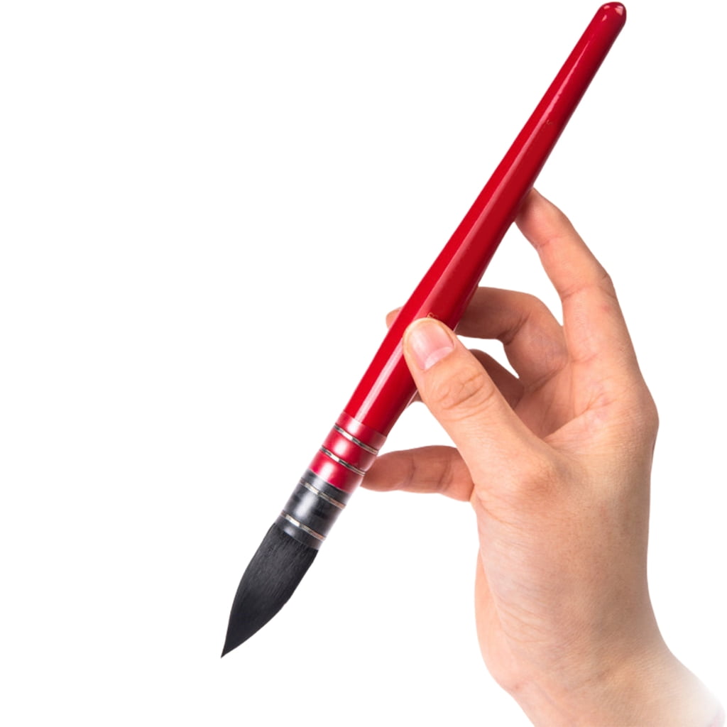 Wood Handle Nylon Bristles Paint Brush Watercolor Brush Fine Detail Paint Brush